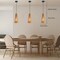 Retro Pendant Lamp Bamboo Woven Ratta Rural Chandelier Light Decor Ceiling Lamp